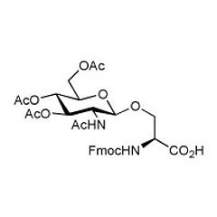 Fmoc-L-Ser(β-D-GlcNAc(Ac)3)-OH CAS 160067-63-0
