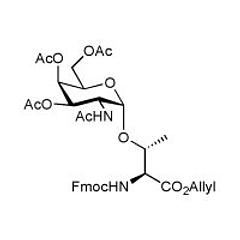 Fmoc-L-Thr(α-D-GalNAc(Ac)3)-OAllyl CAS 136497-89-7